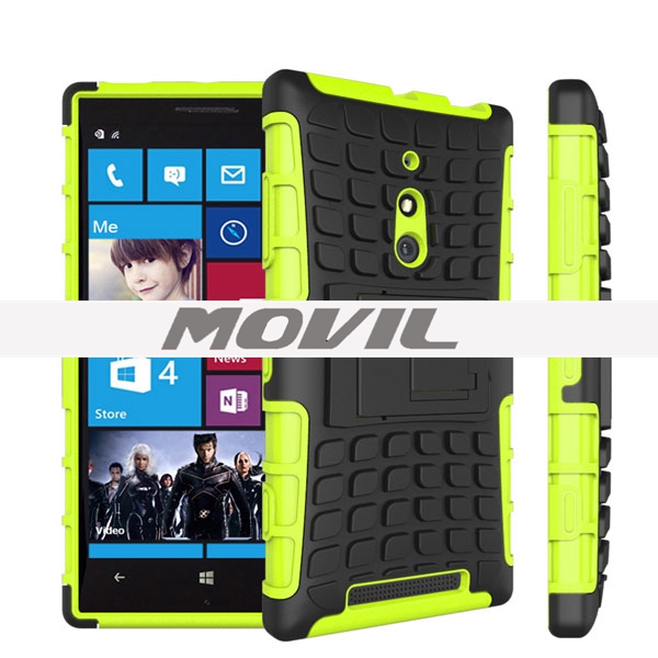 NP-1900 2 en 1 funda para  Nokia Lumia 830 con soporte-9